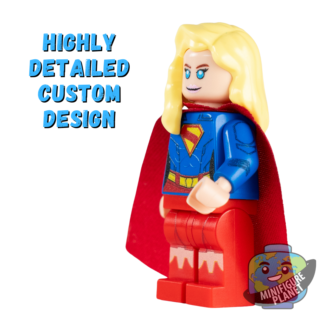 Girl of Bricks – Custom LEGO Superhero Minifigure