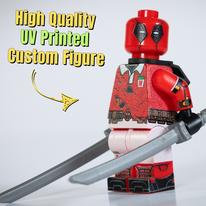WREXPOOL – Custom UV Printed LEGO Minifigure | Wrexham Fan Display Gift