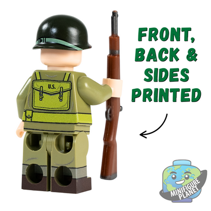 WW2 U.S. Army Solider Custom Minifigure