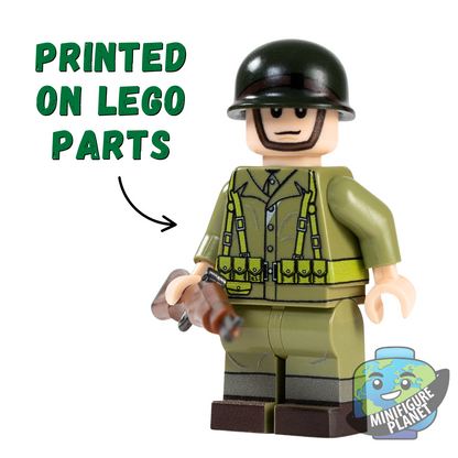 WW2 U.S. Army Solider Custom Minifigure