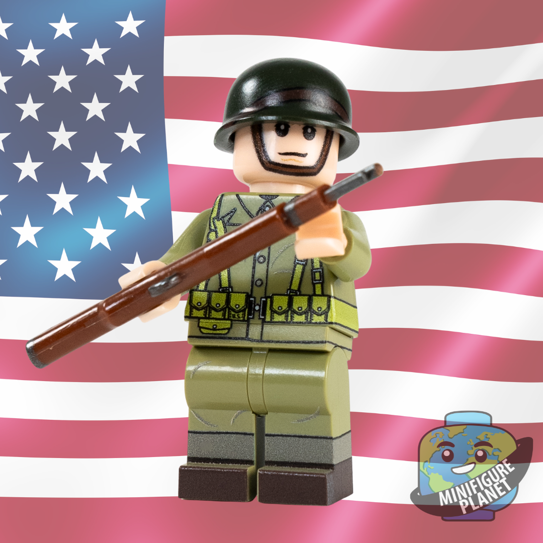 WW2 U.S. Army Solider Custom Minifigure