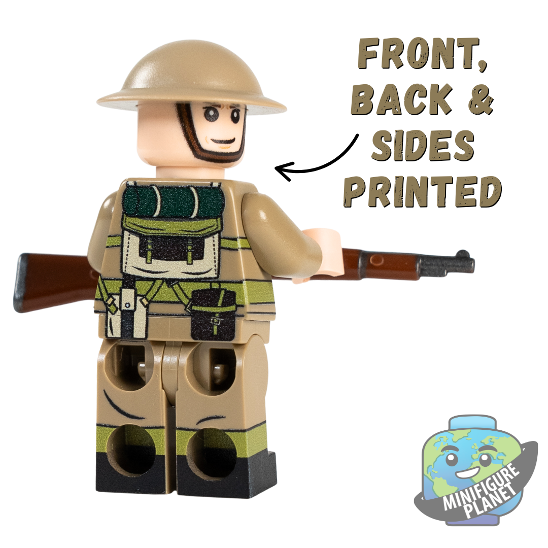 WW2 British Army Solider Custom Minifigure