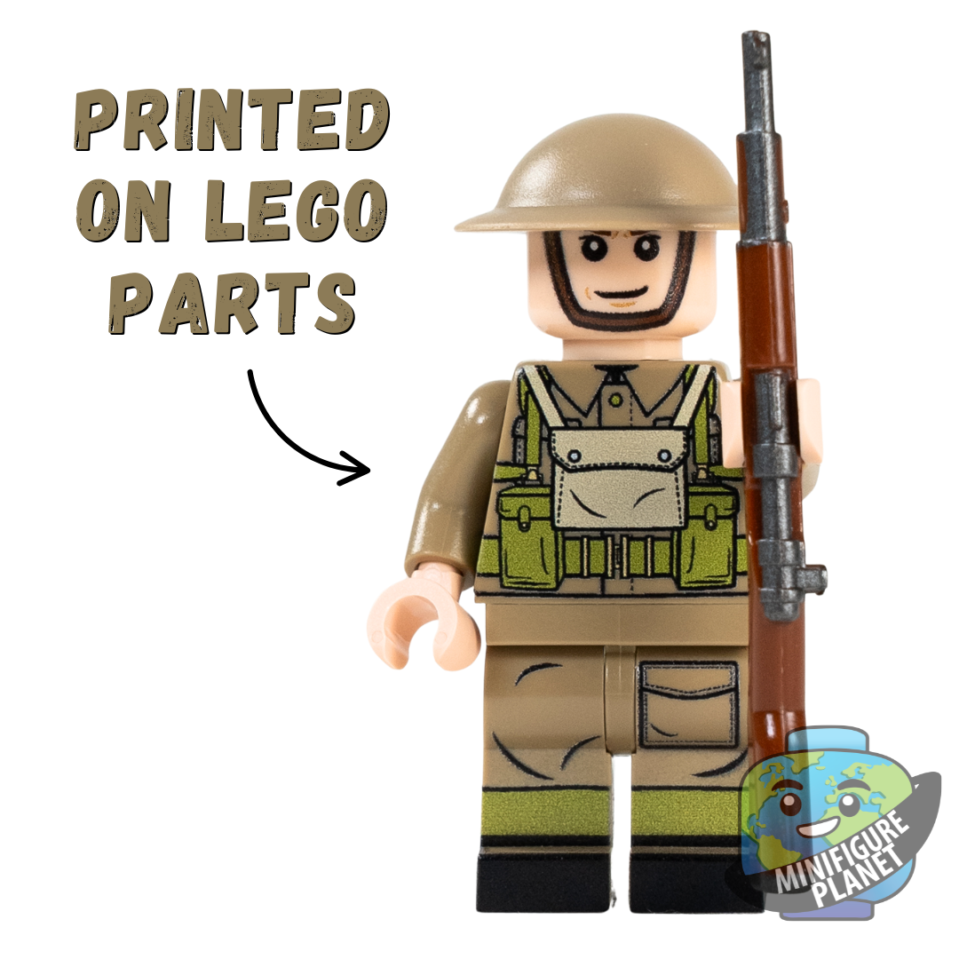 WW2 British Army Solider Custom Minifigure