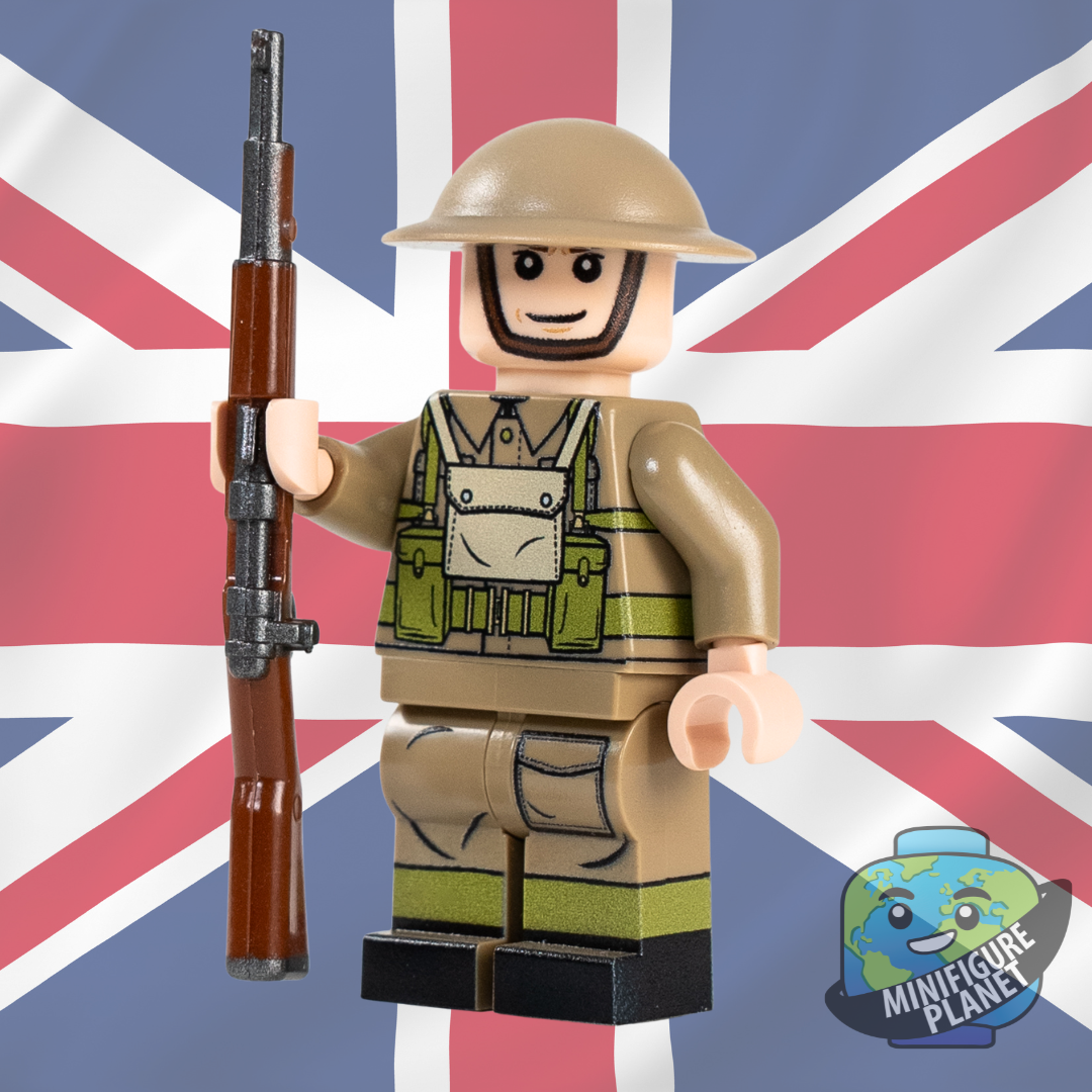 WW2 British Army Solider Custom Minifigure